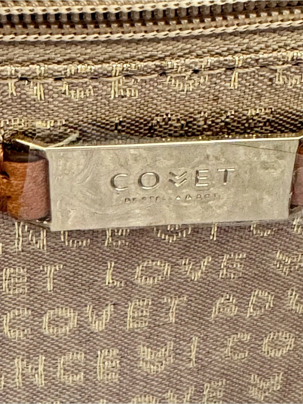 Stella & Dot Covet Bag Brown Leather Saddle Crossbody - Picture 5 of 7